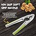 Multipurpose Nut Cracker for All Nuts Walnut with Fork Set, Seafood Crackers with Picks Tools for King Crab Leg Lobster, Non Slip Soft Grip Handle and Durable Anti Bend Zinc Alloy Material