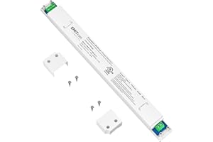 EMITEVER 96W Triac Dimmable LED Driver,Power Supply 100-277V AC to 24V DC, 0-100% Dimming Transformer for LED Lights,Compatible with Lutron and Leviton Dimmers,UL Listed