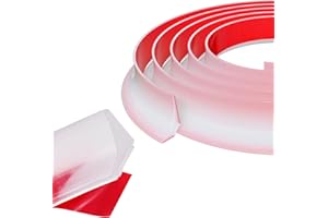 BZIJASLLE Shower Threshold Water Dam, 98" Transparent Silicone Water Barrier Flexible Seal Strip, Self-Adhesive Splash Guard for Sink Tops, Shower Door Bottom, Bathroom