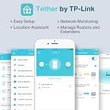 TP-Link RE300 AC1200 Dual Band WiFi Extender EasyMesh UK Plug view 9