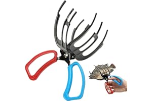 DIGIGRE Fish Claw Gripper, Fishing Pliers Gripper, Claw Fish Gripper, Metal Fish Control Clamp Tong Tackle Tool, Multi-Functional Lightweight Non-Slip Fish Claw Gripper for Catch Fish Fishing Accessories