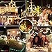 MEKBOK Wine Bottle Fairy Lights with Cork 3 Lighting Modes 6 Pack Copper Wire String Starry LED Lights for Bottle DIY, Party, Decor, Valentine's Day, Wedding … (3 Modes, Warm White)