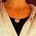 MUZHE Gold Silver Sloth Charm Necklace - Stylish Cute Animal Peandant Jewelry (Gold)