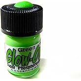 Glow-On Green Color and Green Night Glow, Gun Night Sights Paint. Small 2.3 ml vial. Concentrated, Bright, Long Lasting Lumin
