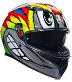 Amazon.com: AGV K3 Birdy 2.0 Motorcycle Helmet Gray/Yellow/Red XL