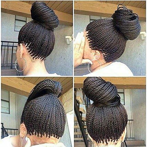 Lace Box Braids Wig Havana Twist Synthetic lace front wig Black Hair Heat Resistant Braids With Baby Hair Braids Synthetic hair wigs (18 inch)