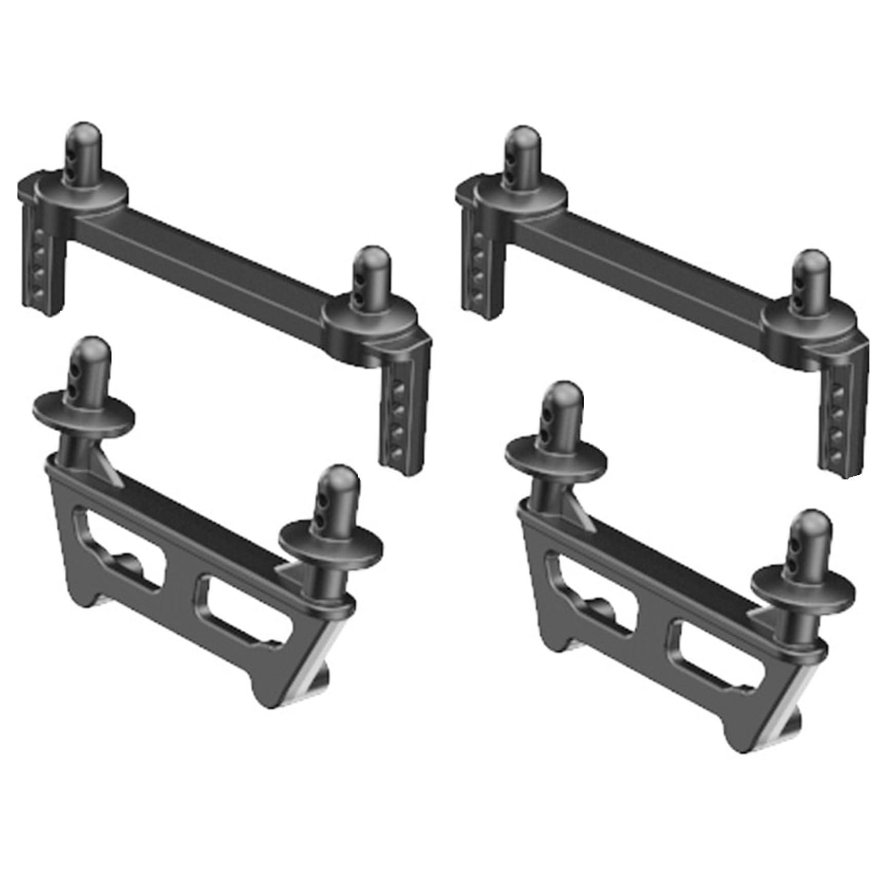 ZDingTech 16281 F/R Body Pillars Parts for MJX 2 Set 16281 Shell