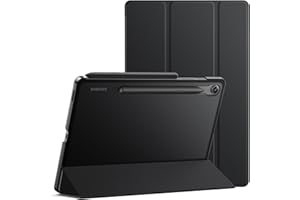 JETech Case for Samsung Galaxy Tab S10 Lite / S10 FE / S9 FE 10.9-Inch, Slim Translucent Back Tri-Fold Stand Protective Table