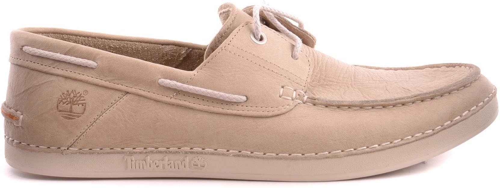 Timberland Men's Mcbi292025o Beige Leather Loafers