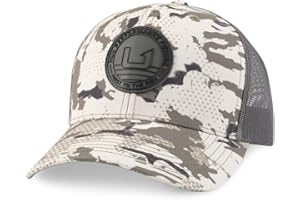 HUK Mens Trucker Hat, Anti-Glare Snapback Fishing Hat for Men