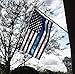 Pointview Flags Thin Blue Line American Flag - 3 by 5 Foot Flag with Grommets