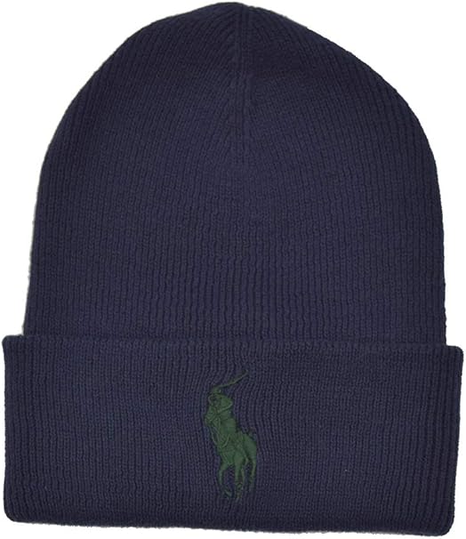 Amazon ポロ ラルフローレン Ralph Lauren メンズ レディース ユニセックス コットン100 ビックポニー ニット帽 ネイビー Pc0061 並行輸入品 ニット 通販