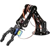 ACEBOTT Robot Arm Expansion Pack Smart Car Starter Kit, Robotics Kit for Kids Ages 8-12 12-16, STEM Toys Coding Robot Kit for Teens &amp; Adults(QD007)