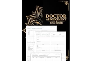 Doctor Appointment Log Book: Medical Visits, Family Health Records, Planner & Physician History Journal