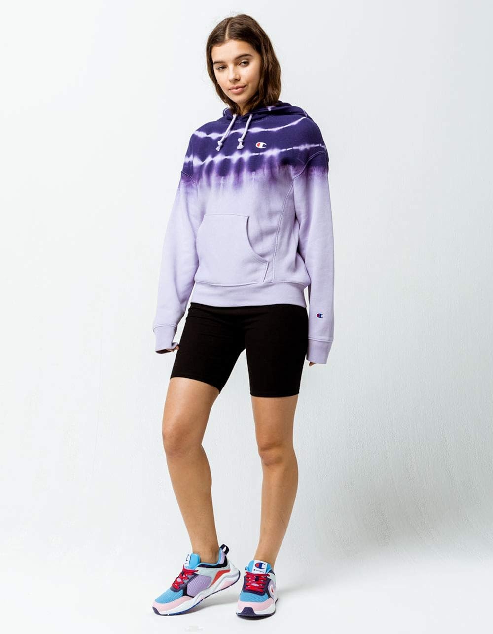 champion streak dye hoodie