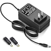DC 12V Casio Keyboard Power Cord Charger for Casio Keyboard WK-1200 WK-1300 WK-1600 WK-1800 WK-1630 WK-3000 WK-3000D WK-3200 WK-3300 WK-3500 WK-3800 WK-8000 AD-12MLA(U) AD-12CL AC Adapter