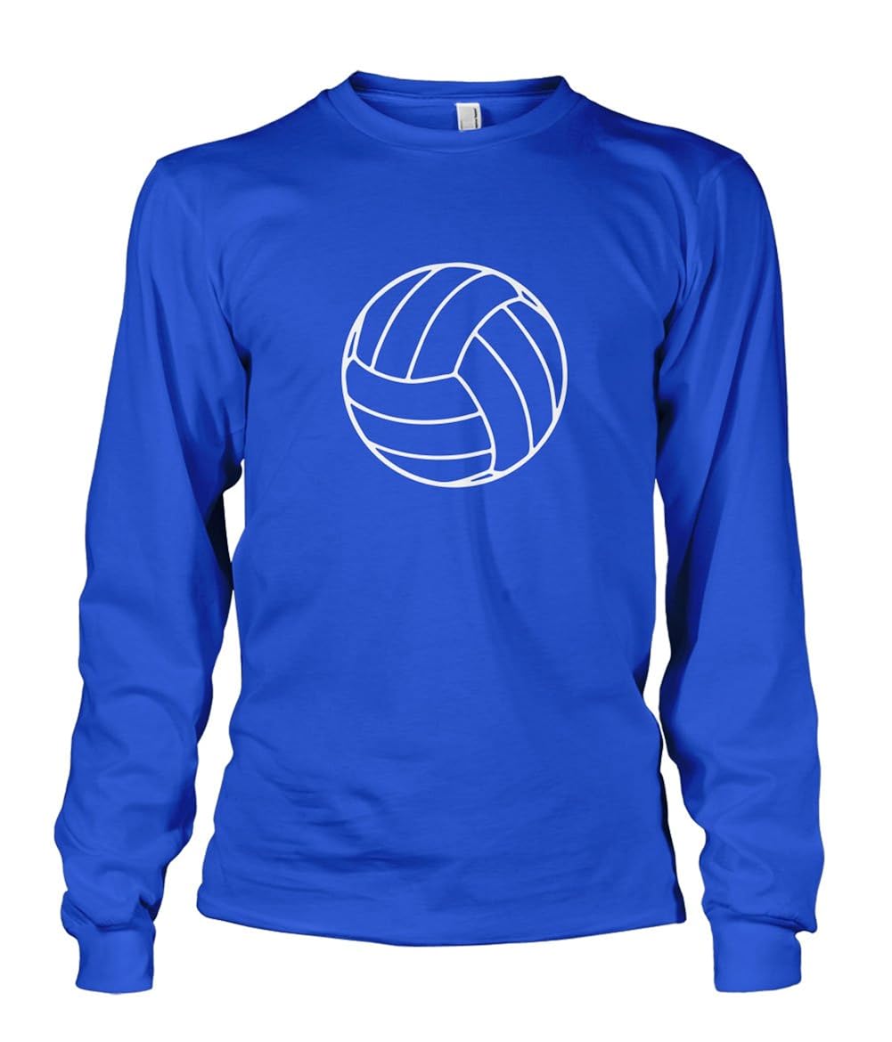 Volleyball Sports Unisex T Shirt Tee Royal Blue M Seknovelty