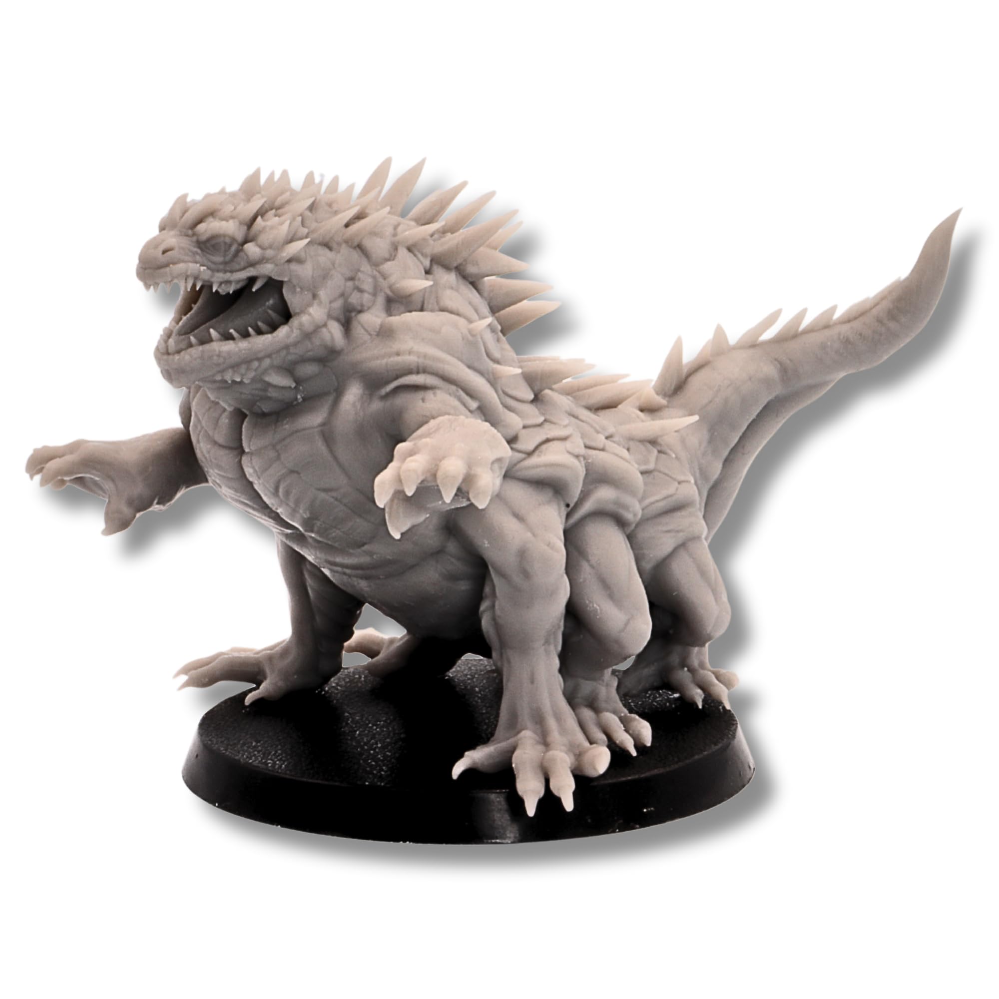 Forged Terrain Basilisk Miniature Figure for 28mm Dungeons and Dragons Miniature Gaming, Tabletop Games Creature Beast Fantasy TTRPG Role Playing Games