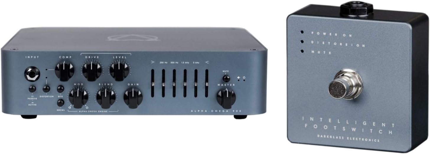Darkglass AO900 ALPHA OMEGA 900 HEAD w Darkglass IFS Footswitch