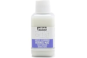Pebeo Matt Varnish, 250ml, Transparent