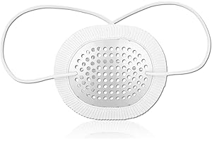 Eye Shield After Surgery, Aluminum Protective Breathable Eye Patch Tape Cover Protector for Adults with Extended Elastic Stra