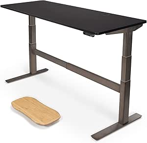 uplift desk v2 black greenguard laminate desktop standing desk