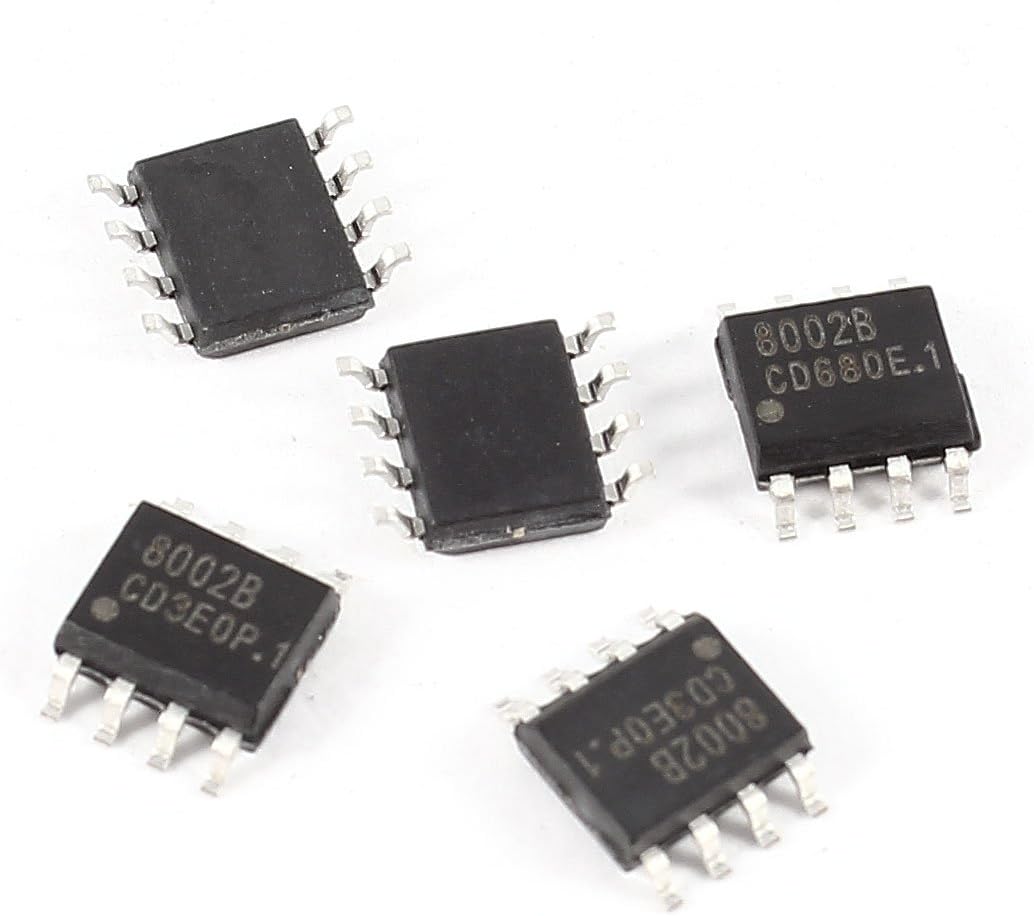 IIVVERR 5 Pcs CKE8002B 8002B Electronic Parts SMD SMT SOP-8 Audio Power Amplifier IC Chip (5 piezas CKE8002B 8002B Componentes electrónicos SMD SMT SOP-8 Audio Amplificador de potencia IC Chip