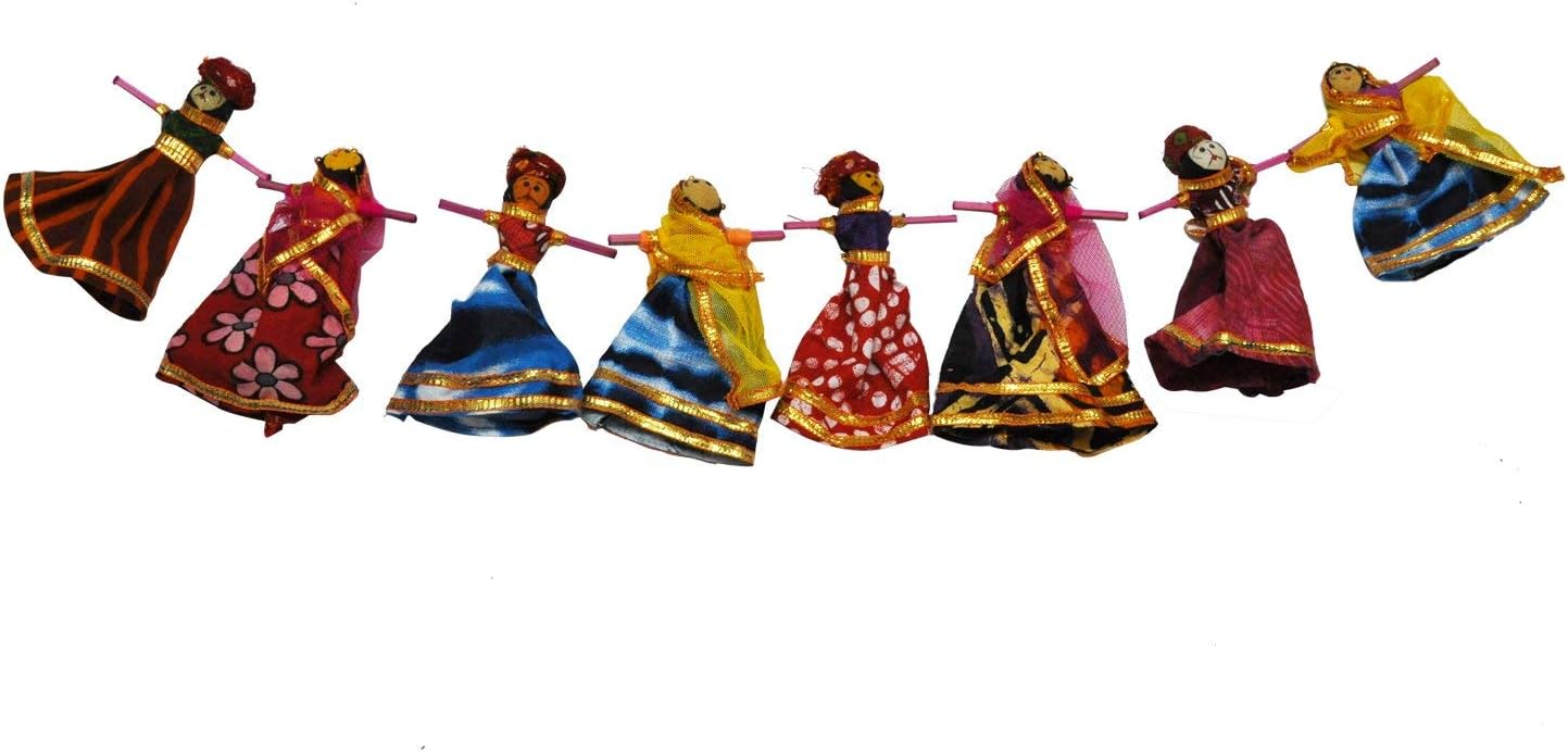 Fabric String Light (4 x 10 cm, Standard, Multicolour)