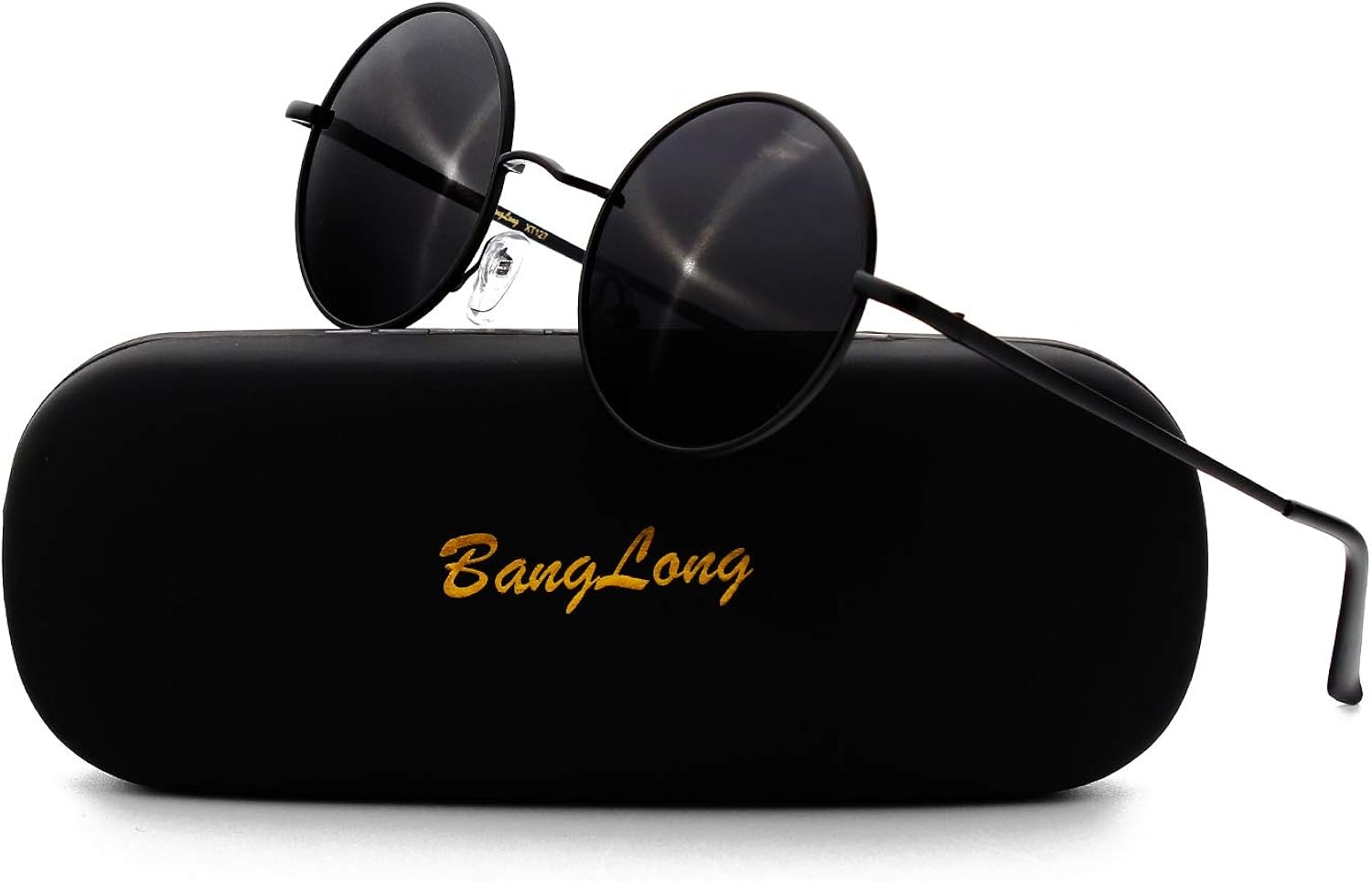 BangLong Polarized Vintage Sunglasses for Unisex Retro Round