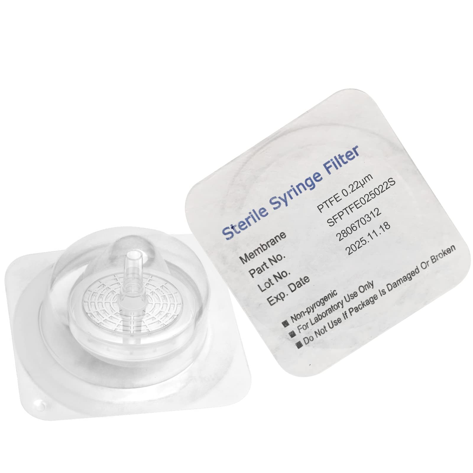 Biomed Scientific Sterile Syringe Filters PTFE 25