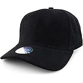 Trendy Apparel Shop Oversized XXL Structured Corduroy Curved Bill Snapback Baseball Cap