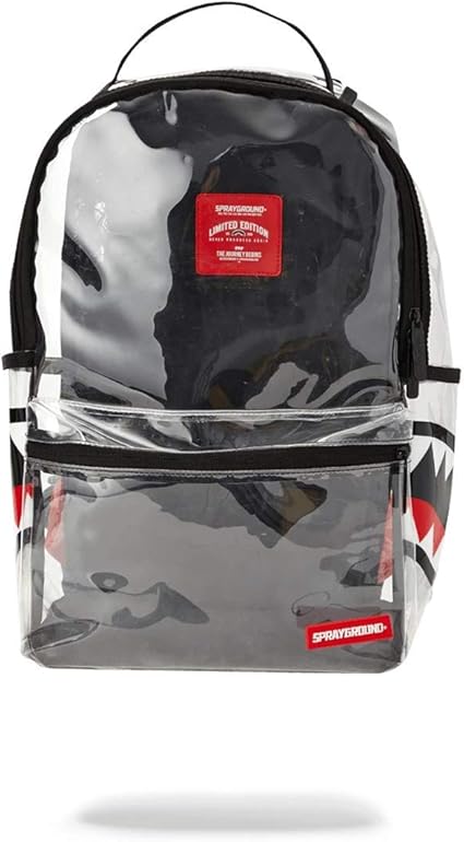 sprayground black shark backpack