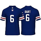 Custom Mens/Youth Football Stitched T-Shirt for Sports Fan No Brand/Logos