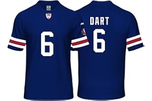 IKIIO Custom Mens/Youth Football Stitched T-Shirt for Sports Fan No Brand/Logos