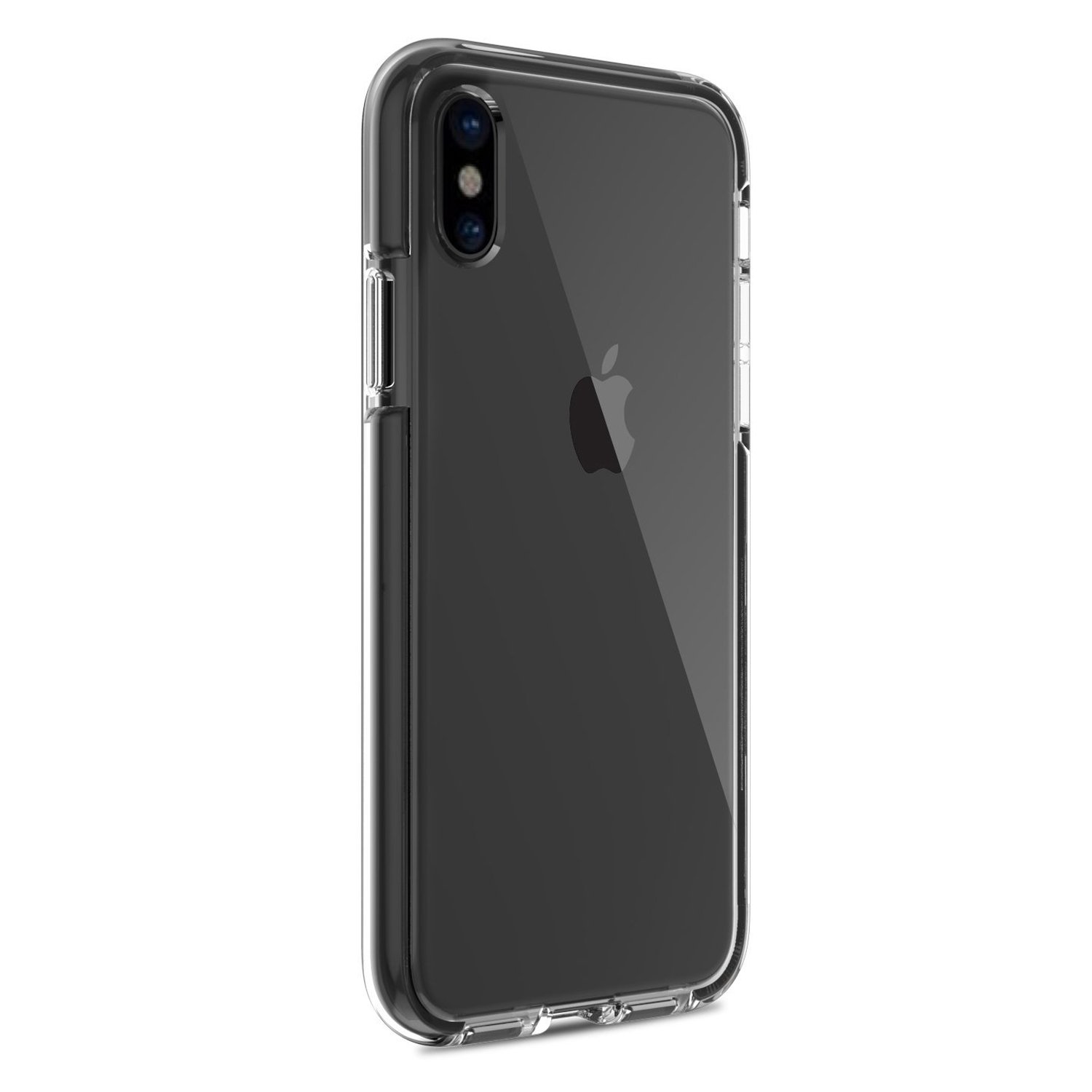 iPhone X Case, Shock-Absorption Bumper and Anti-Scratch Silicone Protective Phone Case Clear Back Phone Cover for iPhone X