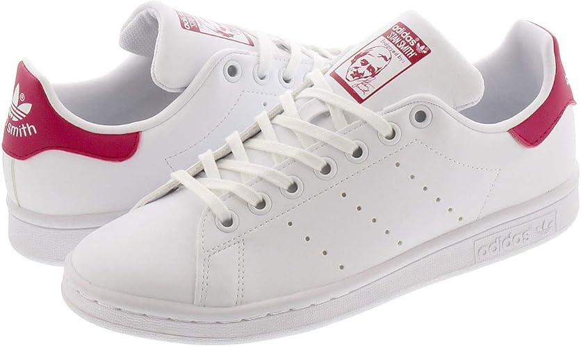 adidas stan smith white & silver metallic