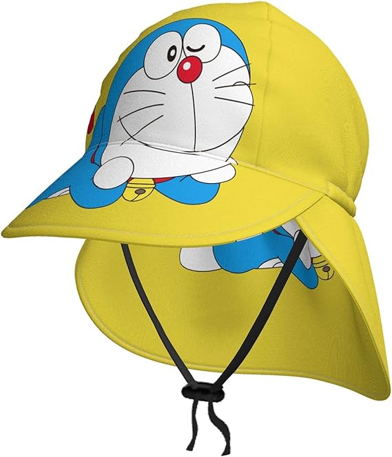 Amazon ドラえもんdoraemon 9 ベビー キッズ 日よけ 帽子 サンハット Uv 赤ちゃん 帽子 女の子 男の子 調節紐付き 男の子 女の子に適用ガールズ ボーイズ 海遊び 外出 旅行ベビー 子供水着日焼け予防uvカットフラップキャップ帽子 Flap Cap 帽子 通販