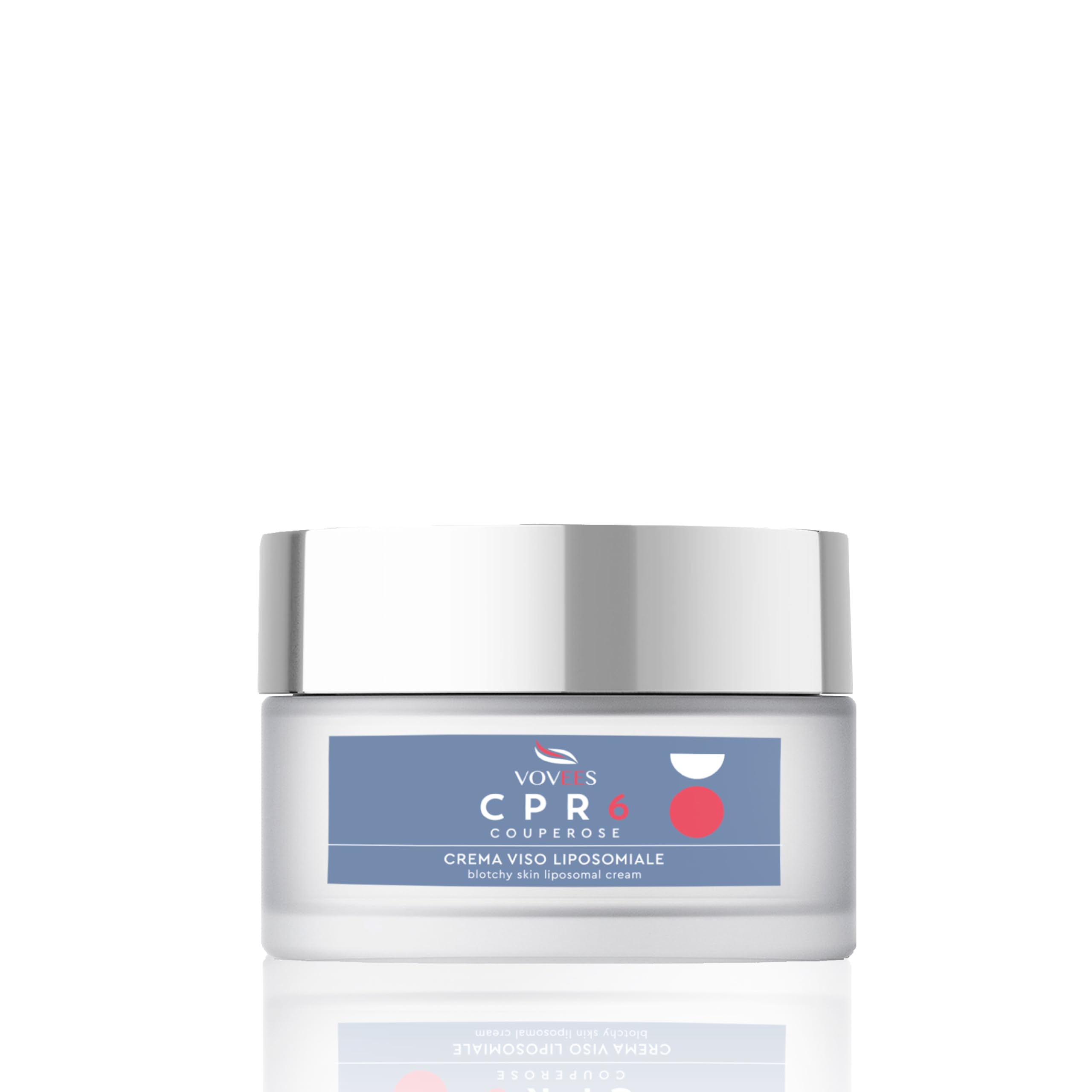 VOVEES CPR6 Anti-Redness Face Cream – Natural Ingredients for Rosacea, Couperose & Sensitive Skin – Calming Night & Day Moisturiser, 50ml