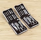 Bestwishes2u 9pcs Stainless Steel Nail Clippers Care Personal Manicure, Travel & Grooming Kit, Manicure Suit Tools