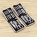 Bestwishes2u 9pcs Stainless Steel Nail Clippers Care Personal Manicure, Travel & Grooming Kit, Manicure Suit Tools