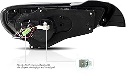 VLAND OLED Red Tail Lights Compatible For [Toyota