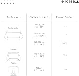 Encasa XO 56x91 in Cotton Canvas Dining Tablecloth Sunbeam Yellow view 6
