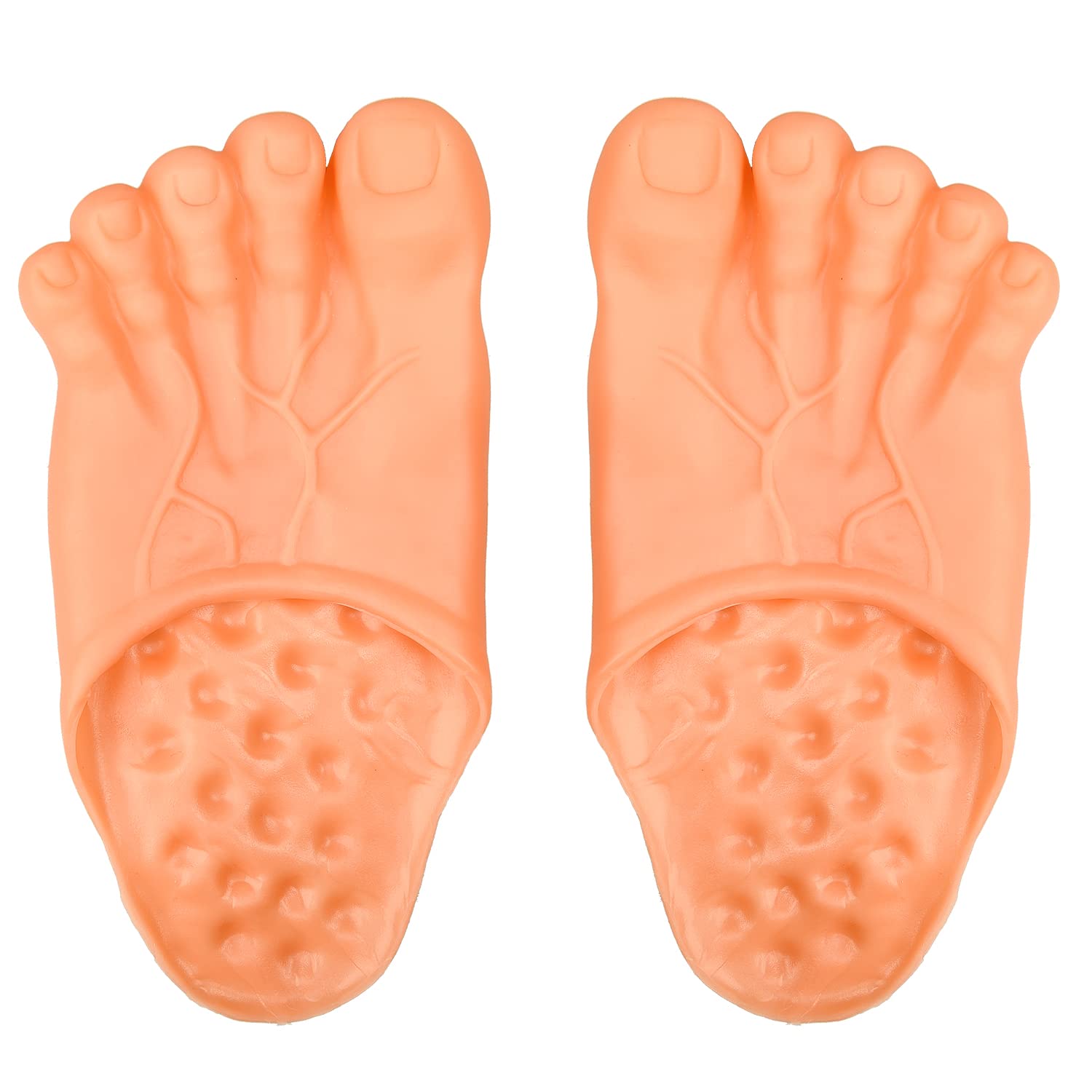 XNHIU Giant Big Jumbo Feet Covers Jumbo Big Foot Realistic Costume Accessories Shoe Covers Funny Feet Slippers for Halloween Party