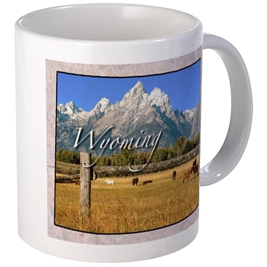 CafePress Wyoming Mugs Unique Coffee Mug, Coffee Cup