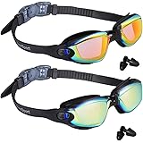 EverSport Swim Goggles Pack of 2 Swimming Goggles Anti Fog for Adult Men Women Youth Kids
