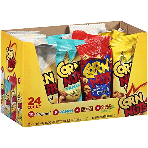 Corn Nuts Variety Pack, 4 Flavors (1.7 oz, 24 Bags)