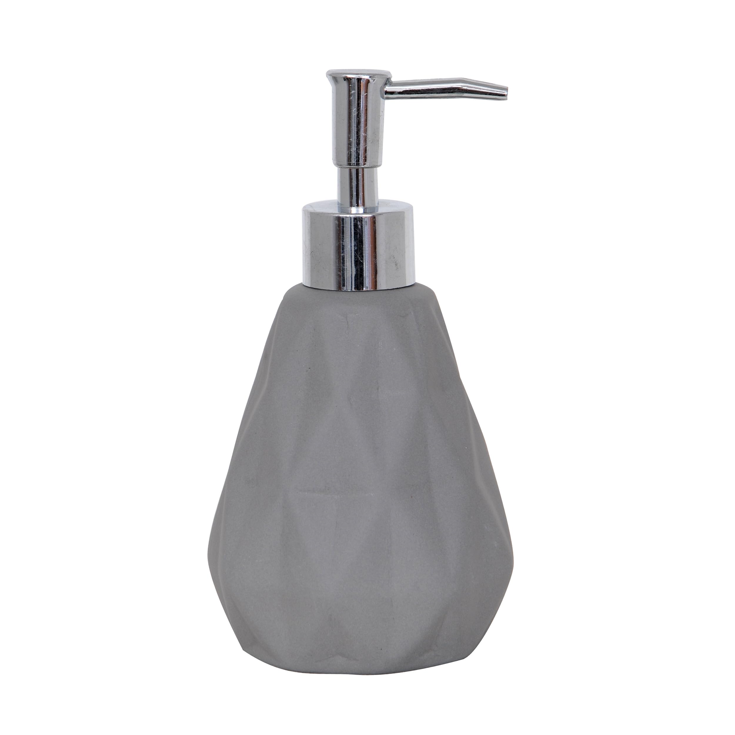 MSV Soap Dispenser, Grey, 8.6 x 6 x 18.5