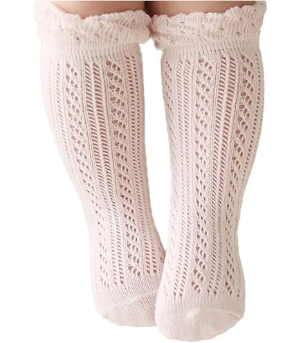 Amazon.com: ACTLATI 3 Pairs Baby Girls Boys Knee High Socks Cotton