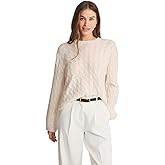 NAADAM, Lightweight 100% Cashmere Cable Oversized Crewneck Sweater