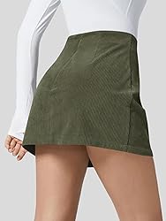 Wenrine Womens Mini Skirt High Waisted Basic Casual